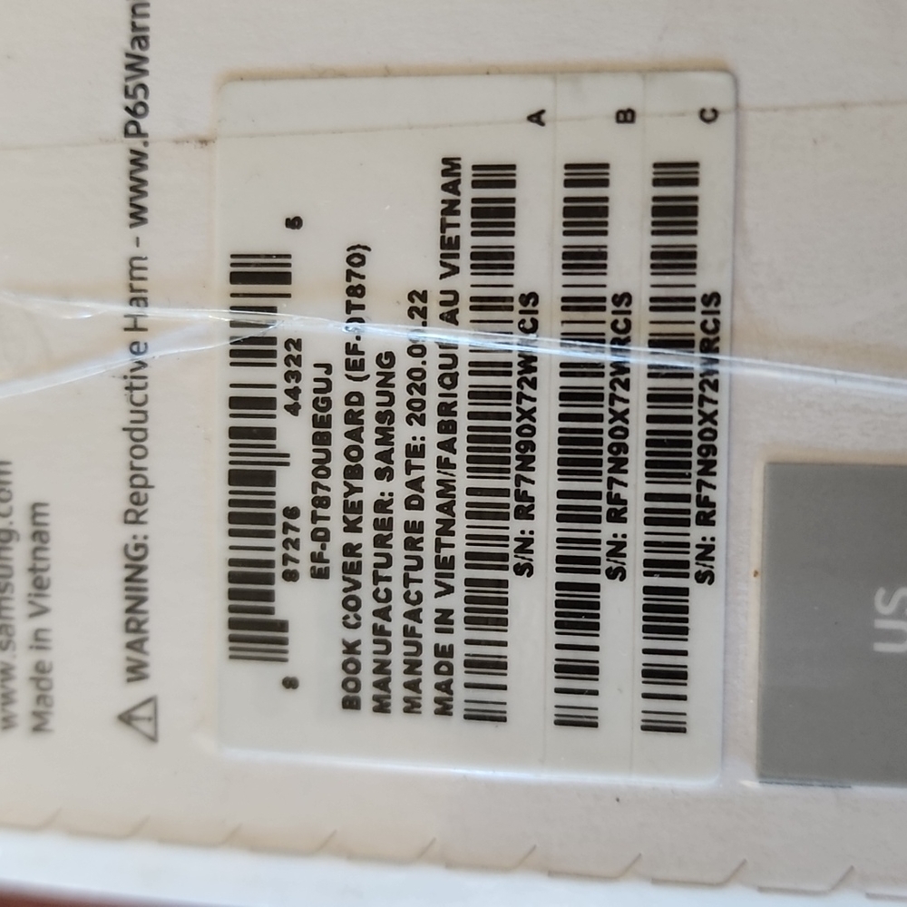 🌞HPx2🌞 NIB Samsung: Book Cover Keyboard Galaxy Tab S7/S7-5G - Picture 7 of 10